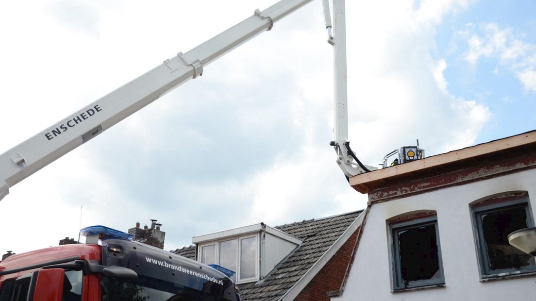 Woningbrand aan de Resedastraat