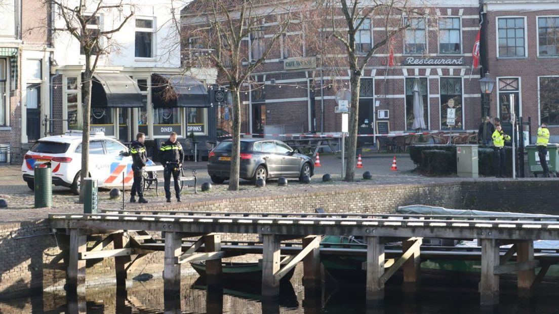 De politie heeft de omgeving afgezet