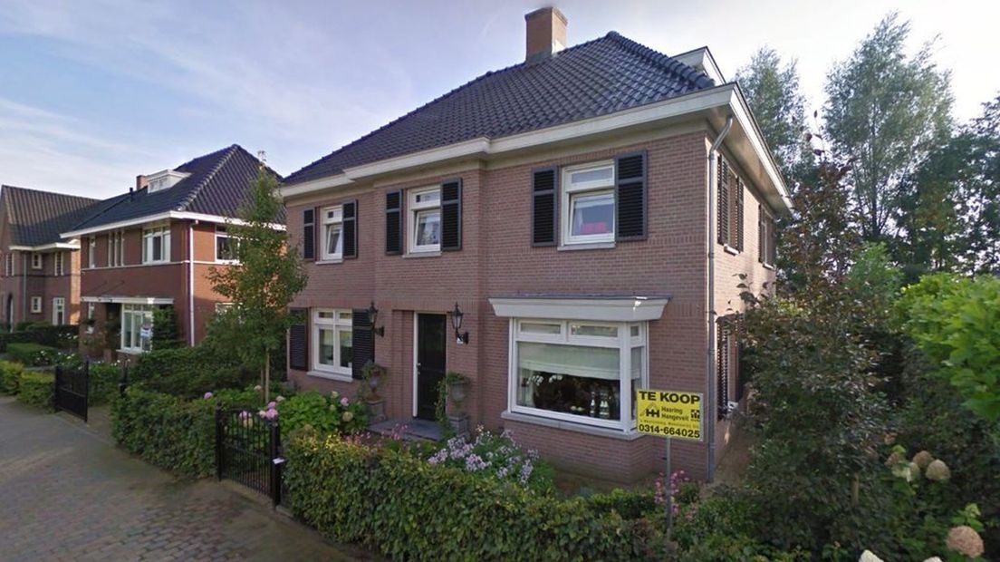 De woning aan de Slagboom in 's-Heerenberg (in 2010).