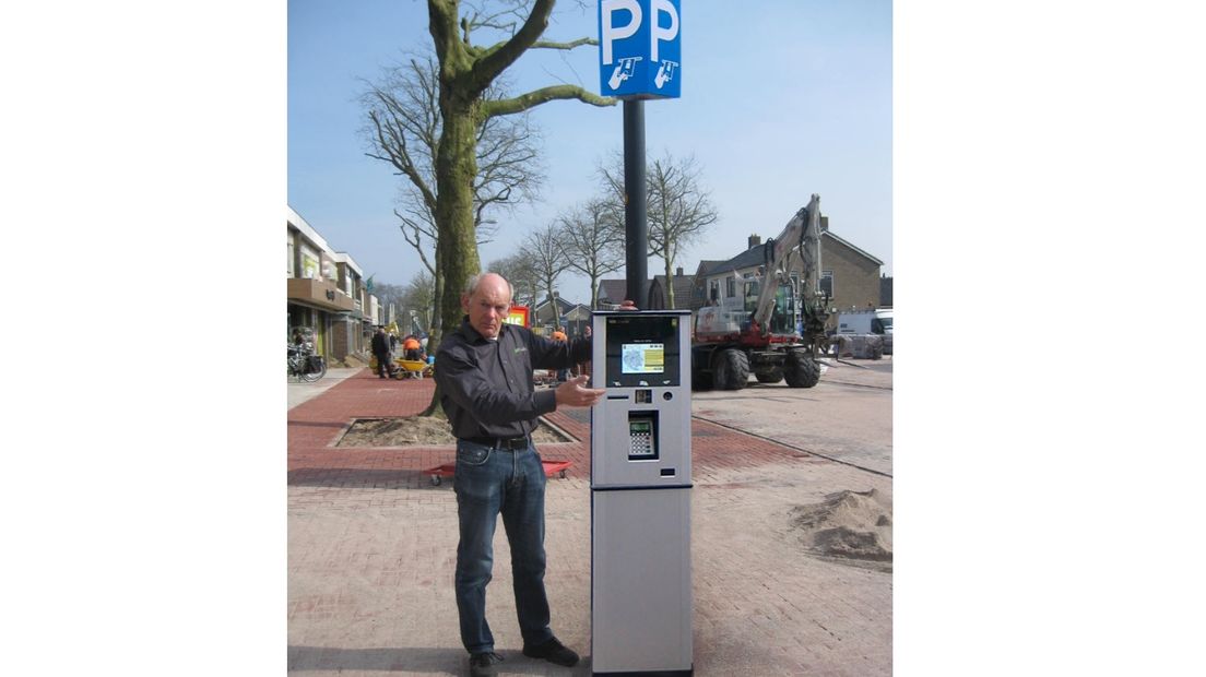 De gewraakte parkeerautomaat in Hollandscheveld