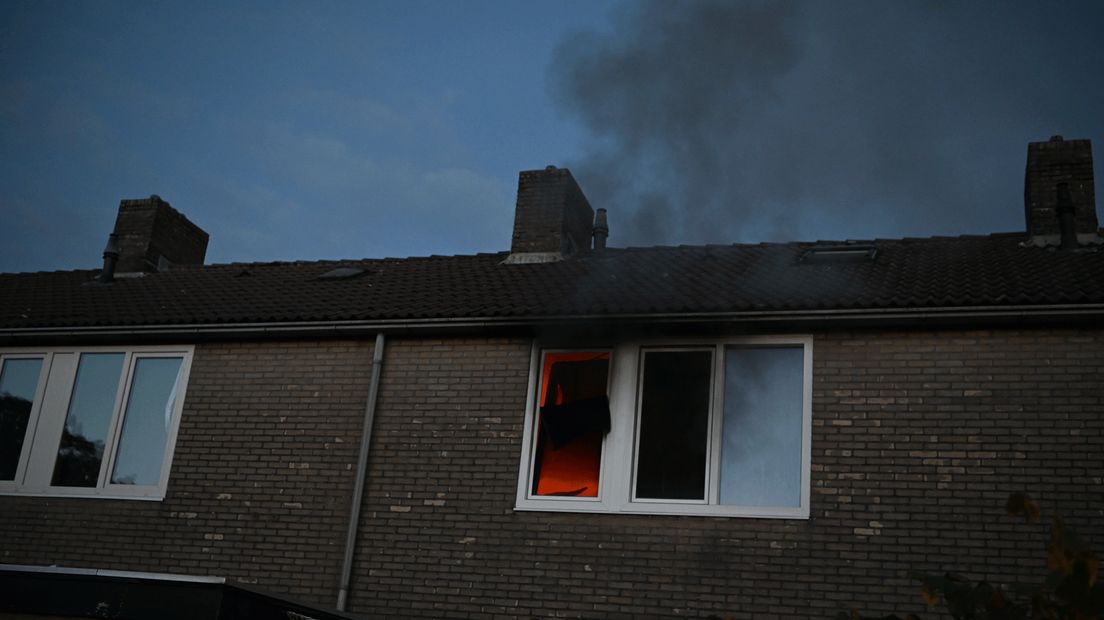 De brand in Hoogezand was kort maar hevig