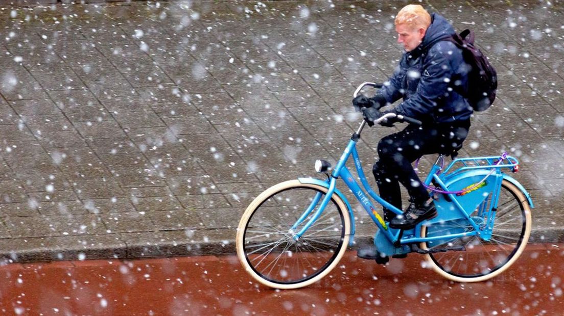 De eerste sneeuw is gevallen, maar deze foto is in mei geschoten.