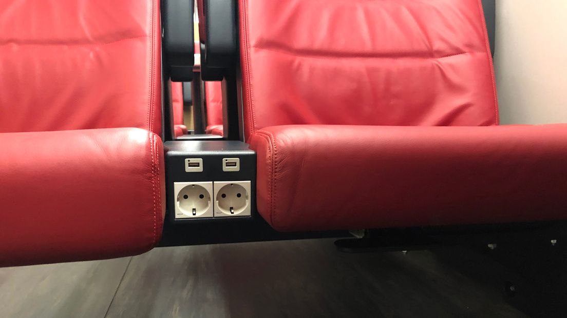 Stopcontacten en usb-poorten zijn standaard in de nieuwe NS-treinen