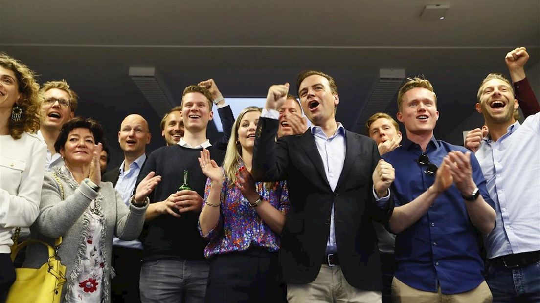 VVD-lijsttrekker Azmani is tevreden met het resultaat