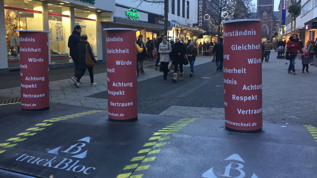 beveiliging voor kerstmarkt in Krefeld