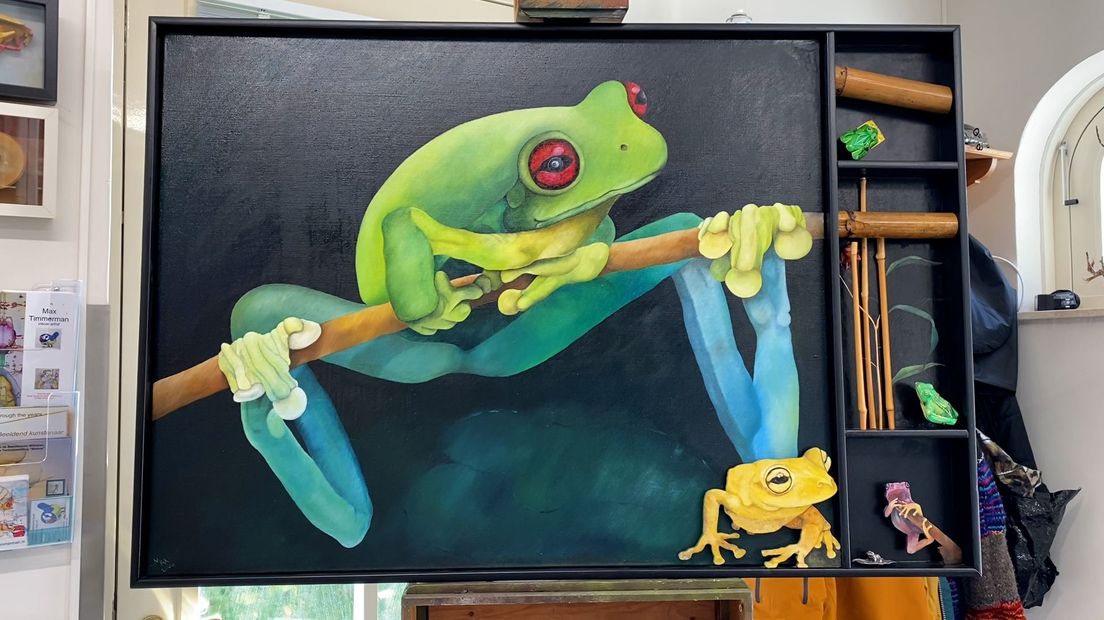 Een schilderij van Max Timmerman