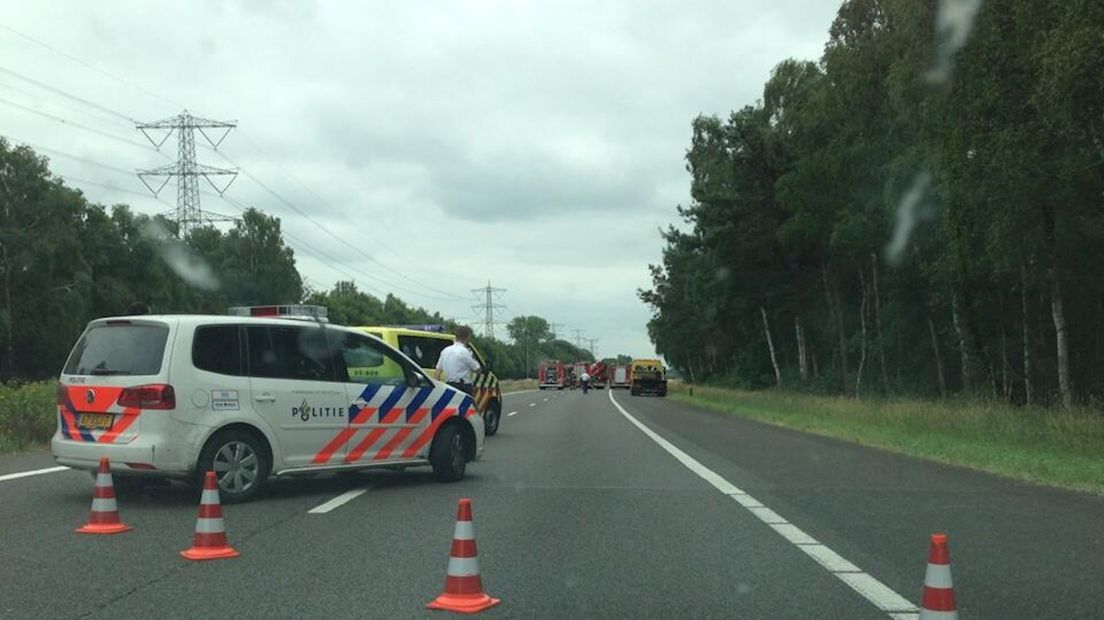 Ongeval A35 bij Enschede