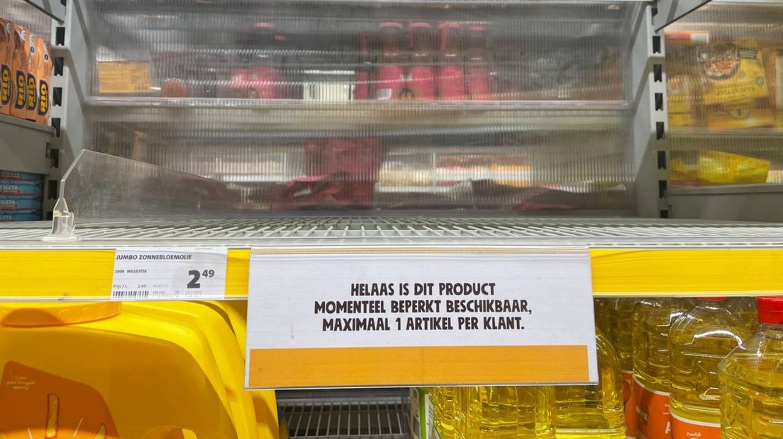 War causes sunflower oil shortage: ‘The shelves are empty within seconds’