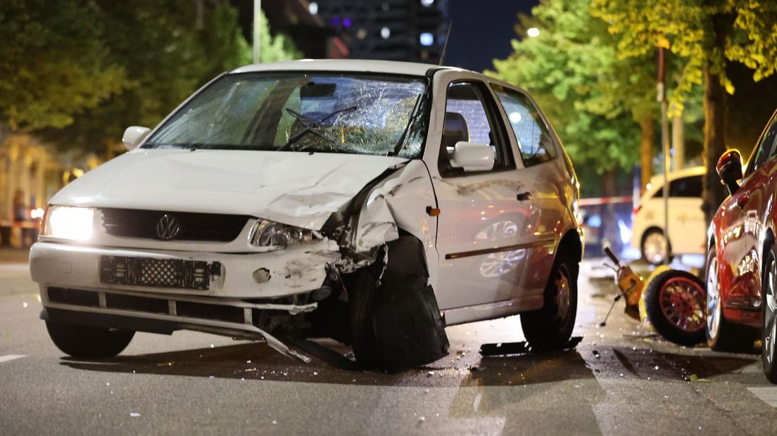 One rider of the scooter was seriously injured in the accident