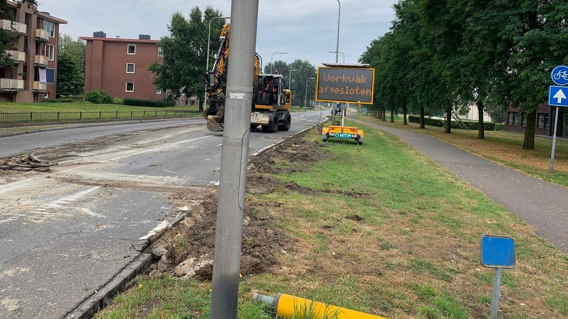 Aanleg Rotonde In Enschedesestraat Oldenzaal Is Begonnen RTV Oost