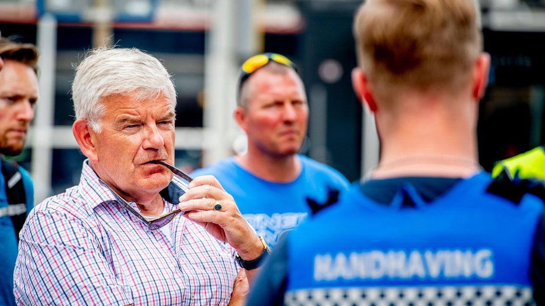 Jan van Zanen was dinsdagmiddag naar Scheveningen gekomen
