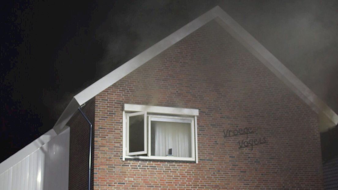 Brand in woning in Hardenberg