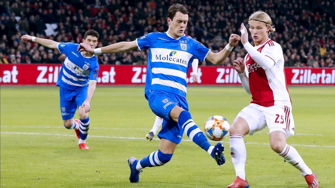 Lam kreeg zijn vierde geel tegen Ajax