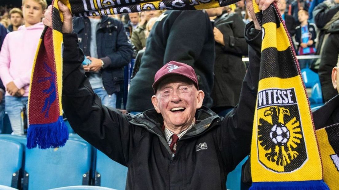 Wilf Oldham bij de Airborne-wedstrijd van Vitesse in 2018.
© ANP