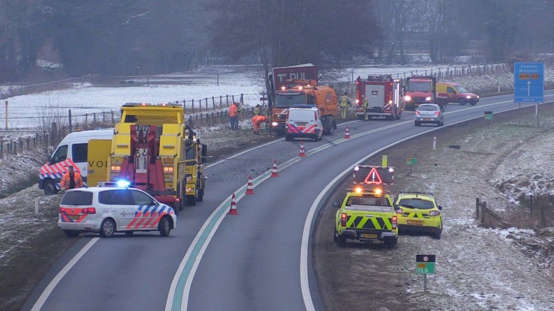 N35 afgesloten