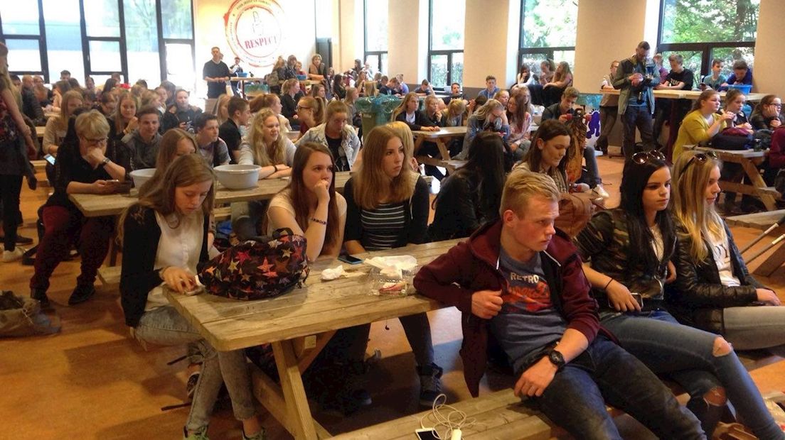 Alle leerlingen van AOC Oost Enschede zitten klaar voor de Duitse middag