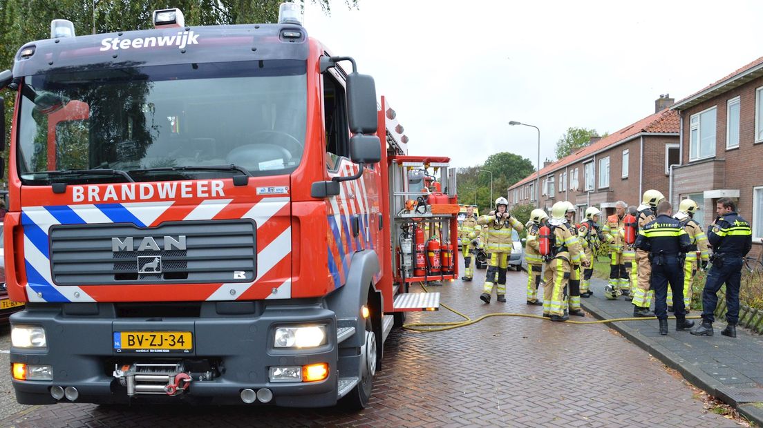 Brand in huis Steenwijk