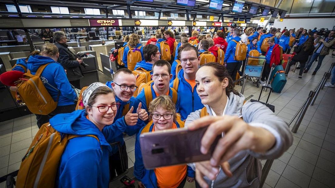 De atleten van het Nederlandse team vertrokken onlangs naar Abu Dhabi