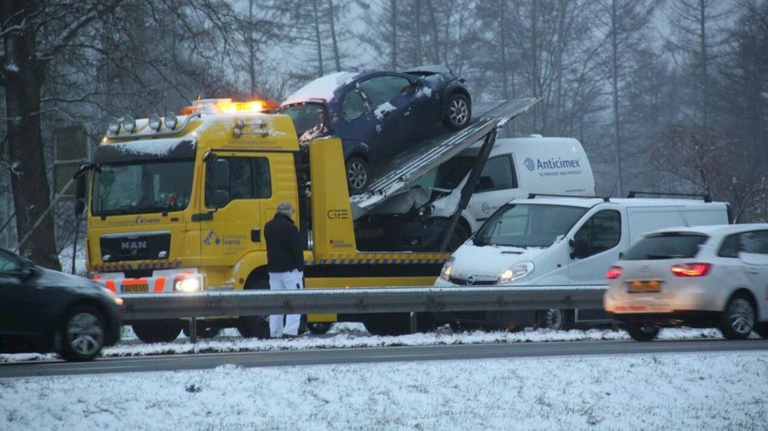 File Op A1 Tussen Hengelo En Oldenzaal Als Gevolg Van Ongeluk - RTV Oost