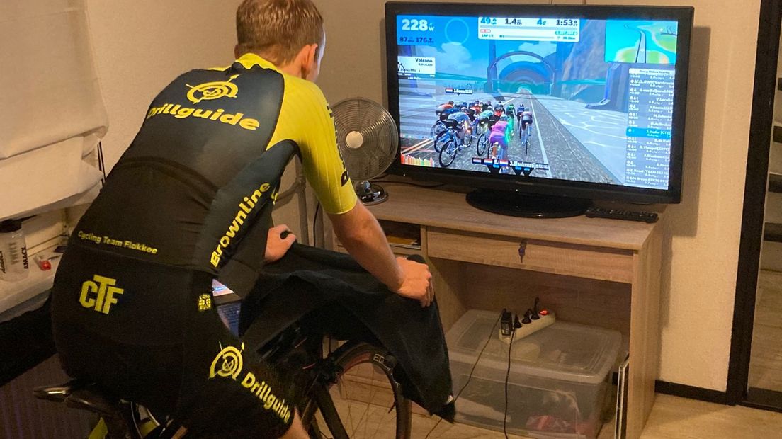 wielrennen Zwift Jarno Vader