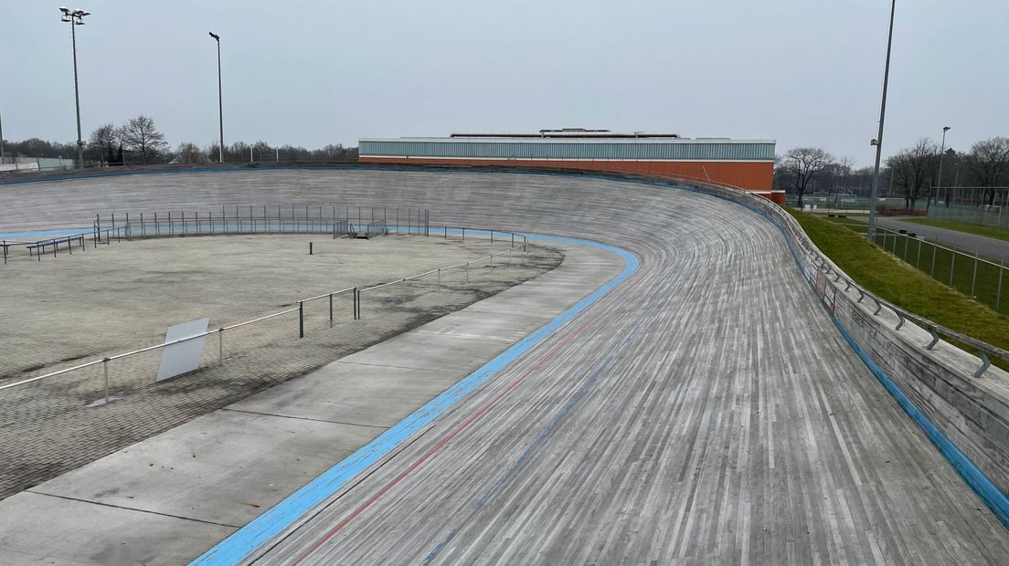 De wielerbaan in Assen