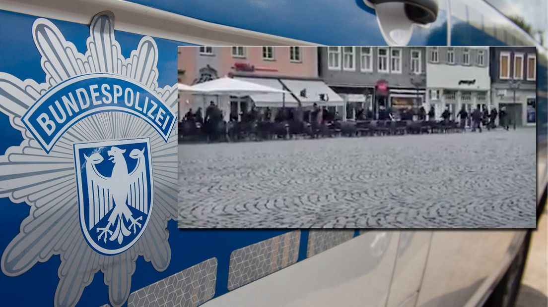 Beelden van de rellen