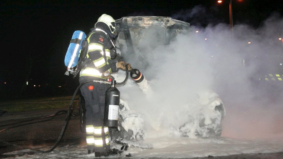 Auto uitgebrand