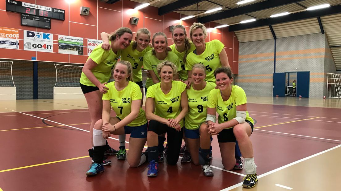 Het eerste team van DOK ligt op kampioenskoers (Rechten: RTV Drenthe/Karin Mulder)