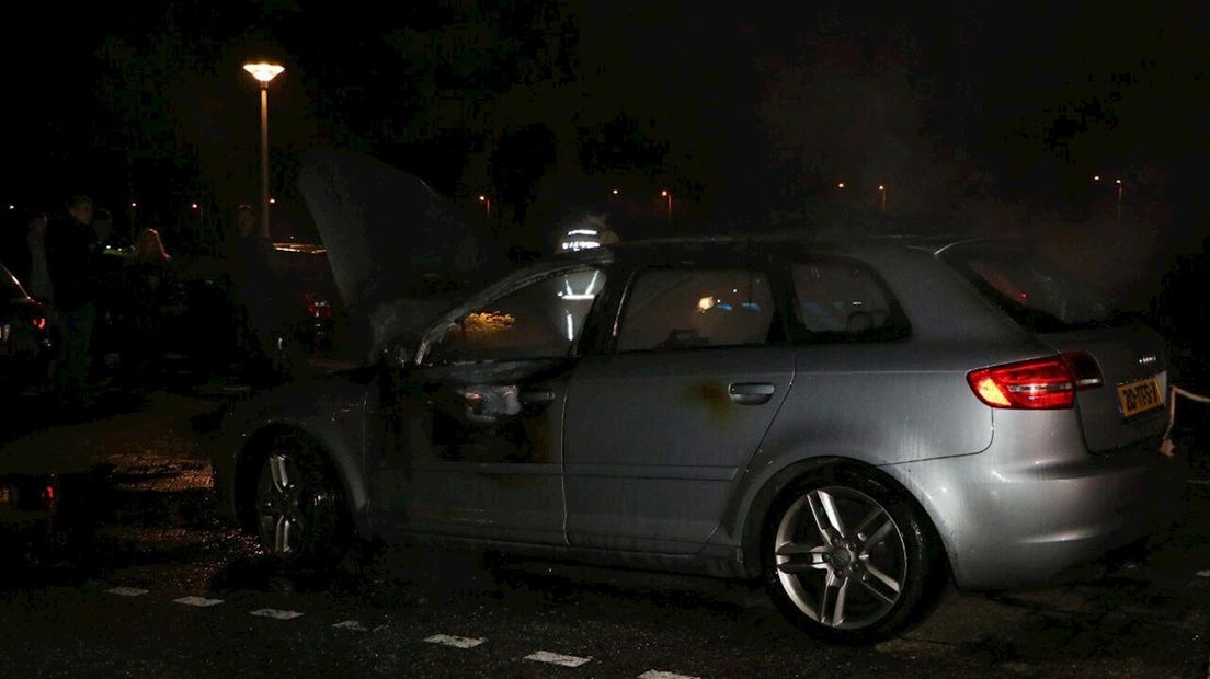 Autobrand in Enschede