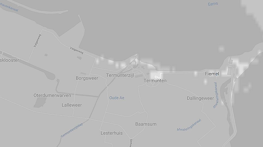Het 2G-bereik van KPN in Termunten en omgeving