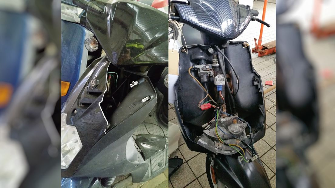 Scooters gestolen en vernield op Walcheren