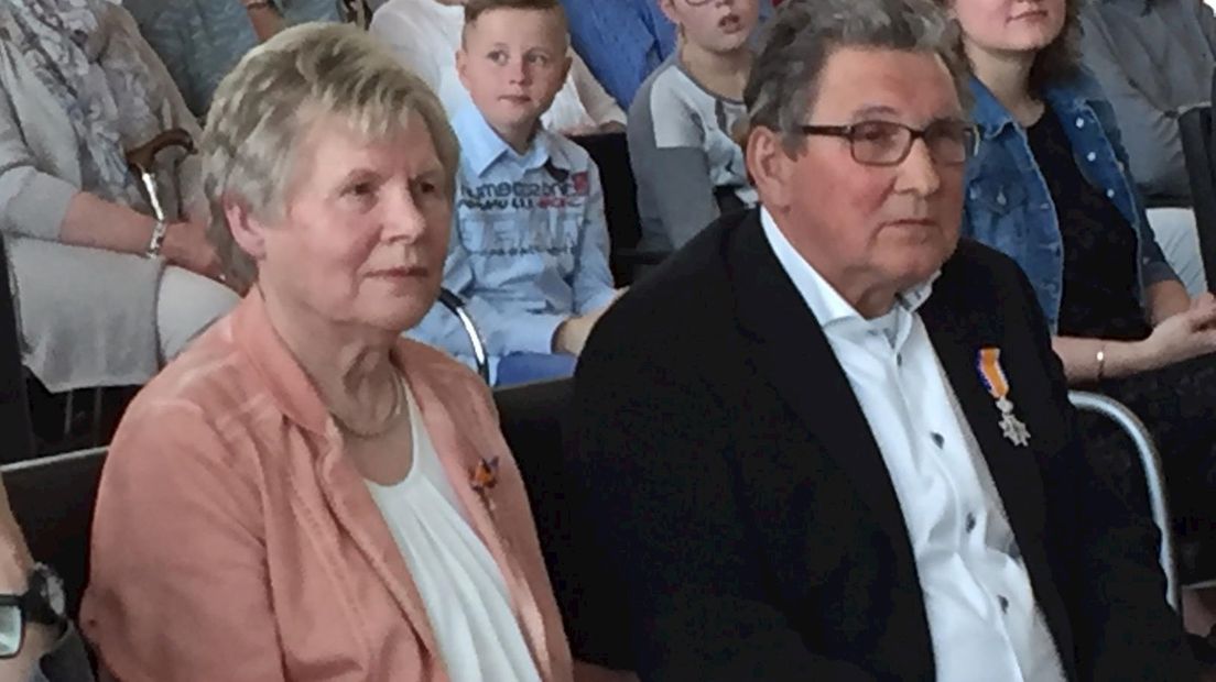 Echtpaar Huisstede uit Goor beiden geridderd