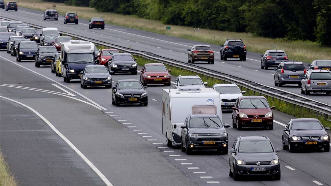 File op de A1 (foto ter illustratie)