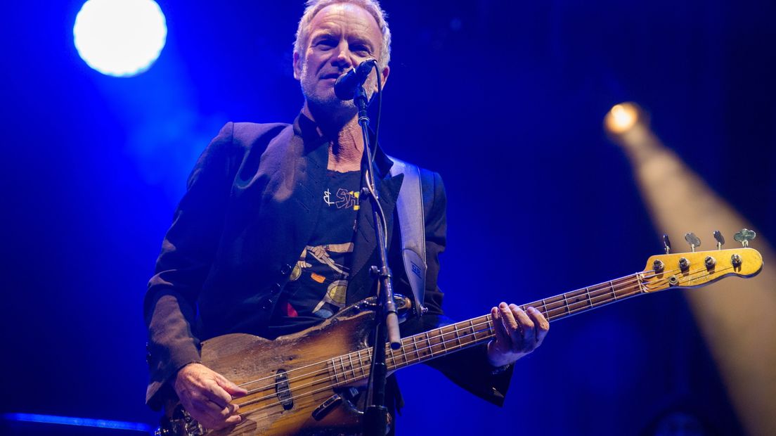 Sting treeft in 2019 op in Groningen, met Daniel Lohues in het voorprogramma (ANP/Zoltan Balogh)