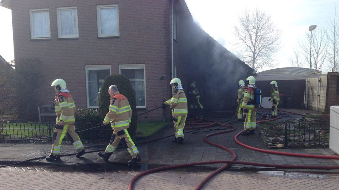 Brand in huis Rouveen