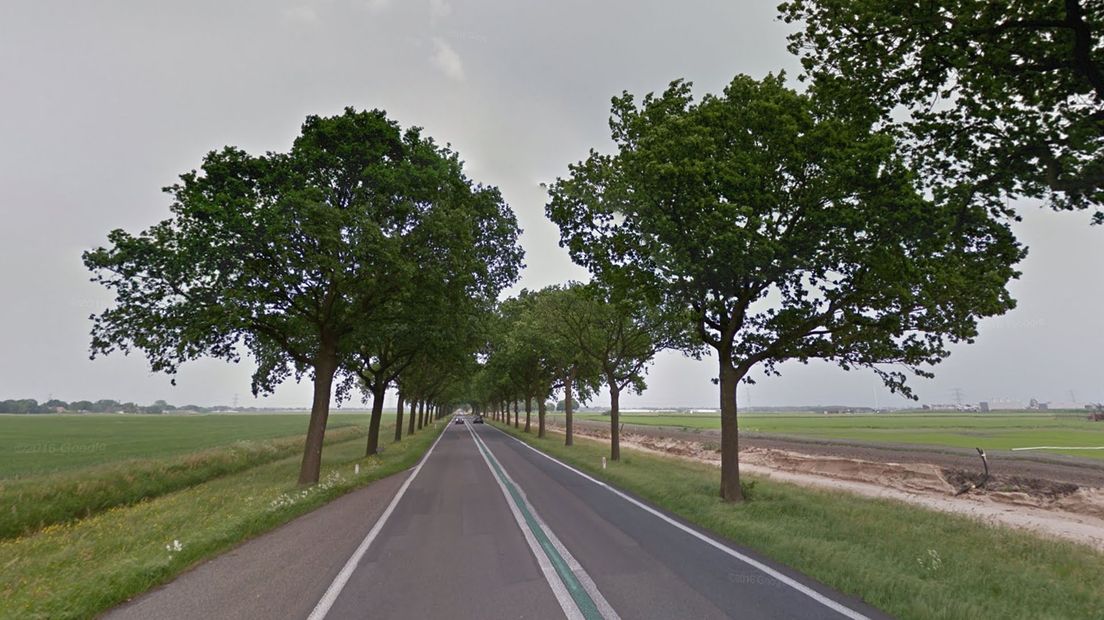 De N366 tussen Veendam en Nieuwe Pekela
