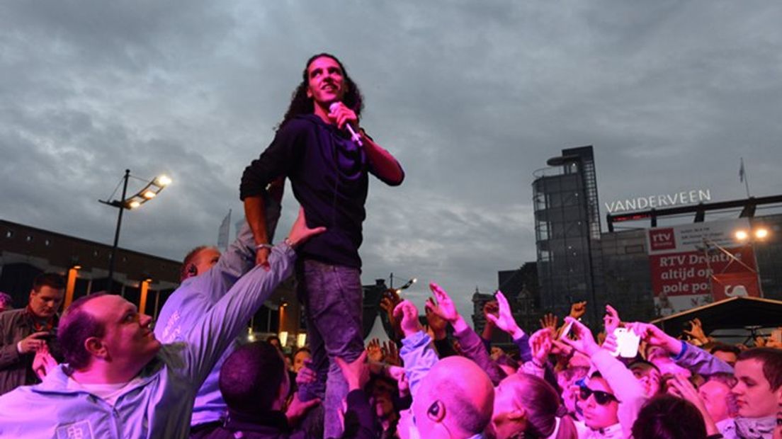 Ali B tijdens het TT-festival (Rechten: archief)