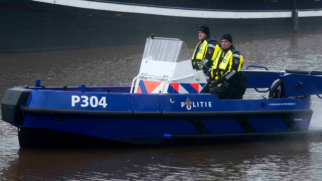 Een politieboot (ter illustratie)