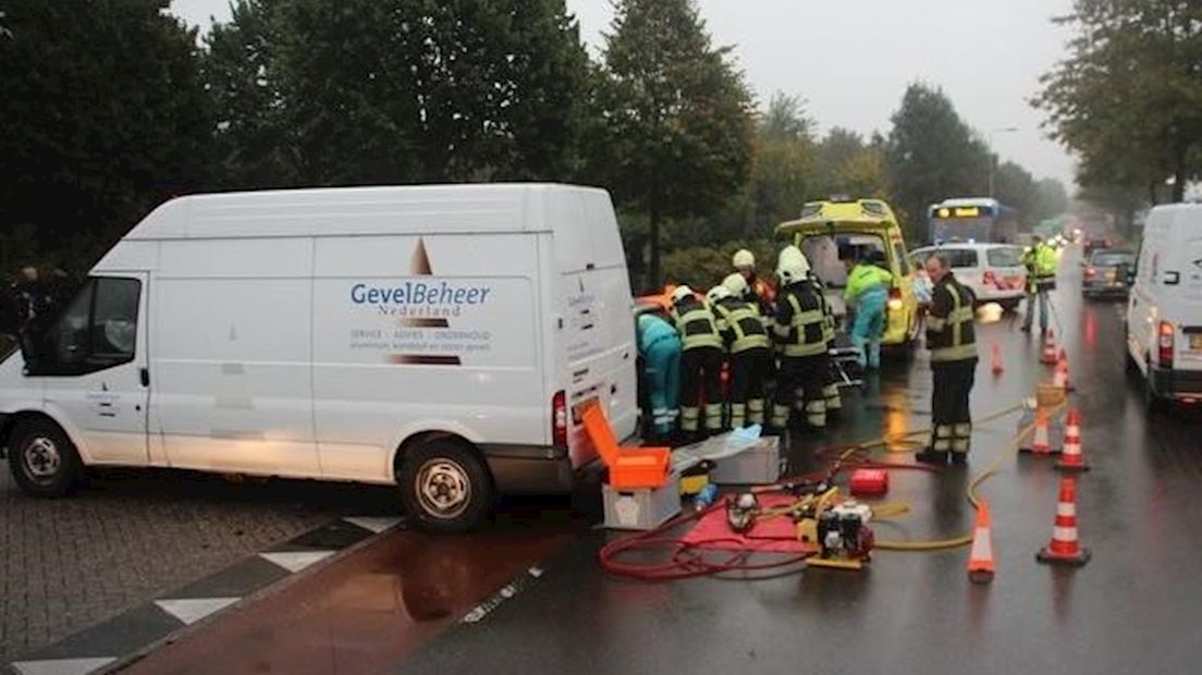 Gewonde bij ongeluk in Staphorst