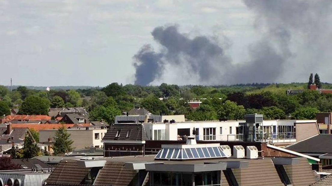 Zeer grote brand bij Pré Pain in Oldenzaal