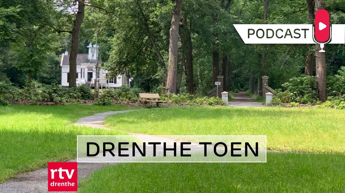 Podcast Drenthe Toen. Afbeelding: de inmiddels gerenoveerde Roodbaardtuin aan de Beilerstraat in Assen.