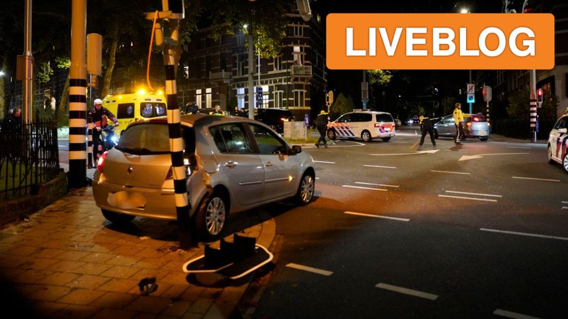Ravage na een ongeval in Arnhem.