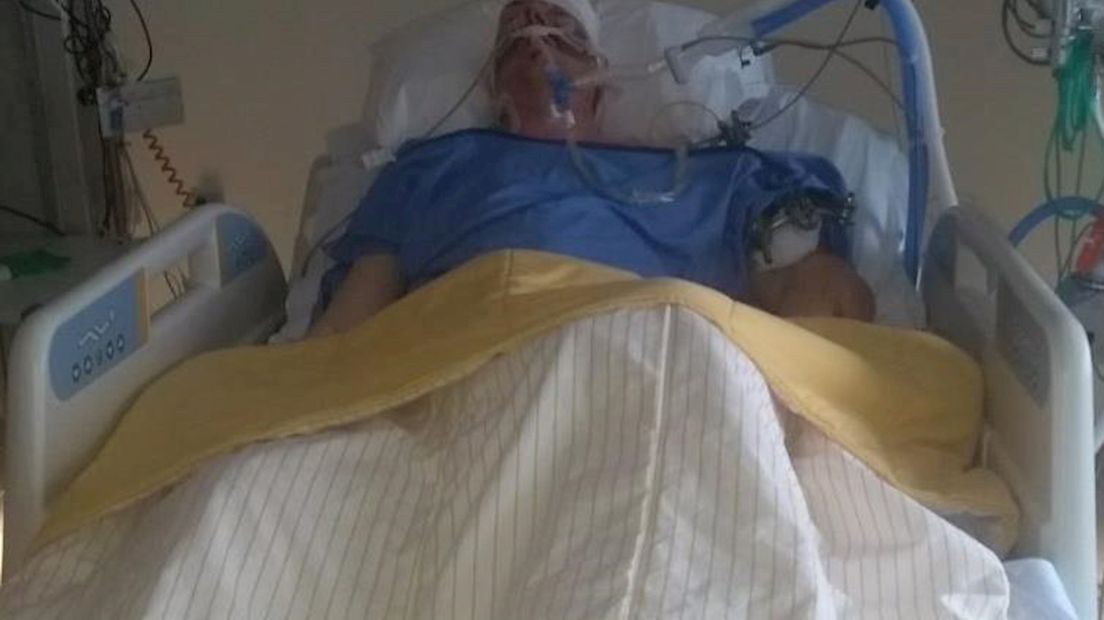 Stephan Netten kunstmatig in slaap gehouden in het ziekenhuis