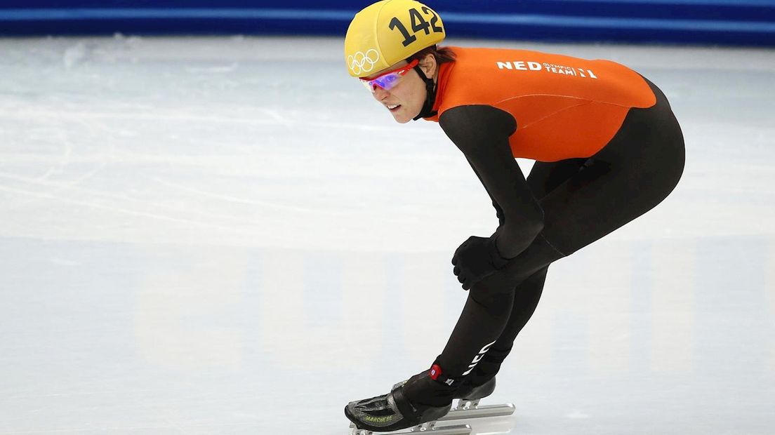 Jorien ter Mors tijdens de Winterspelen in 2014
