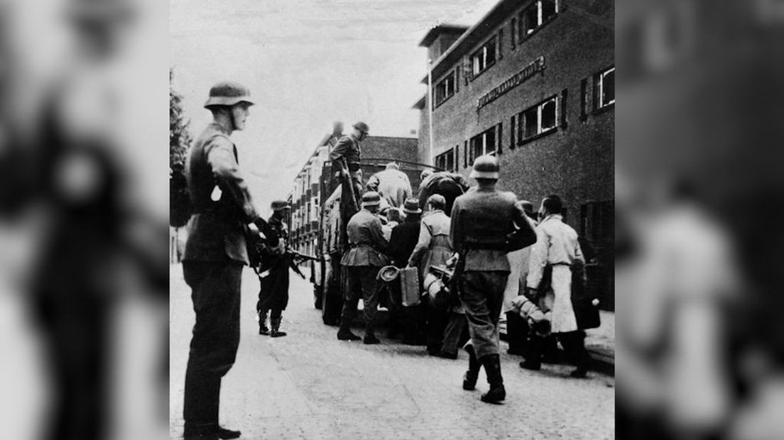 Een razzia in Apeldoorn in 1944