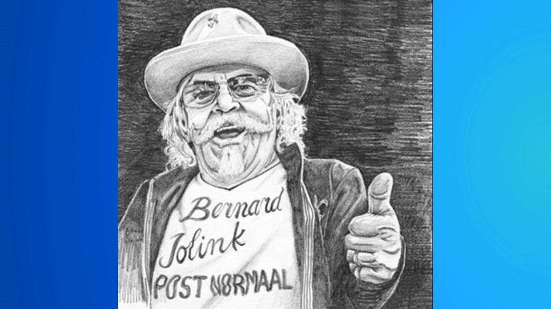 Een zelfportret van Bennie Jolink, zoals dat terug te vinden is in zijn nu verschenen boek