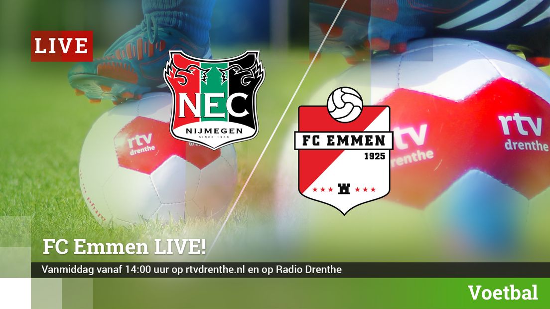 Haalt FC Emmen de finale van de play-offs?