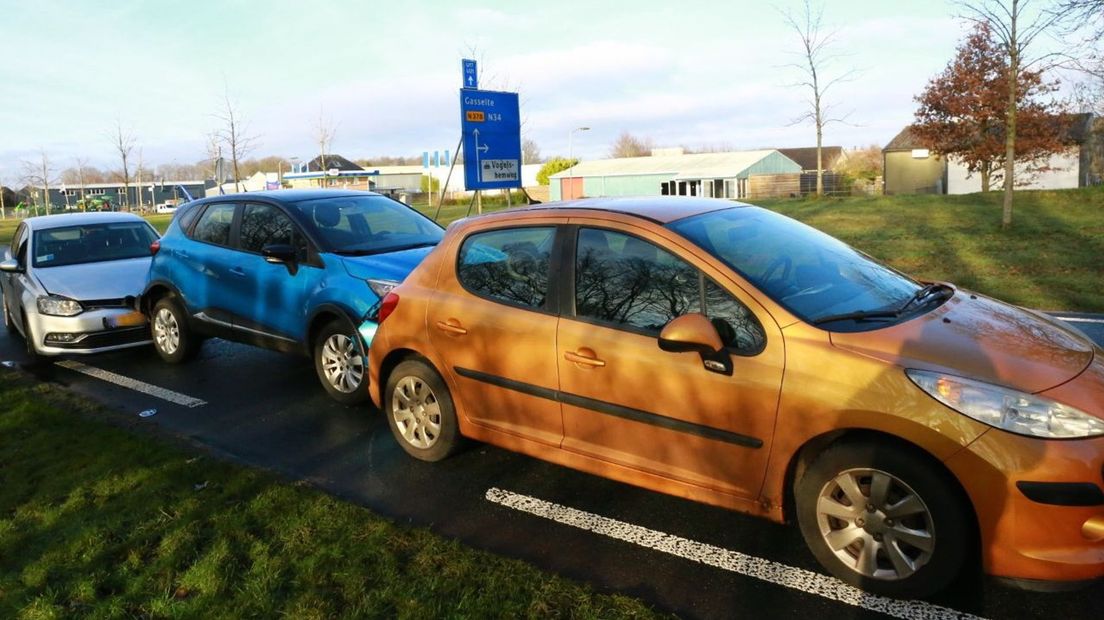 Kettingbotsing in Gasselternijveen