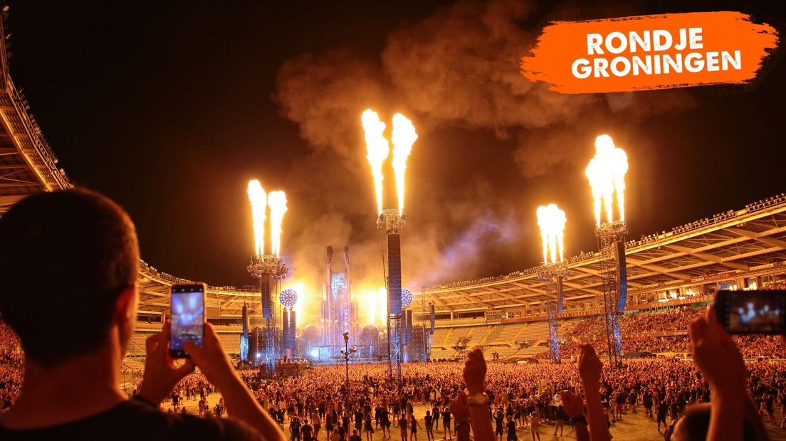 Een concert van Rammstein