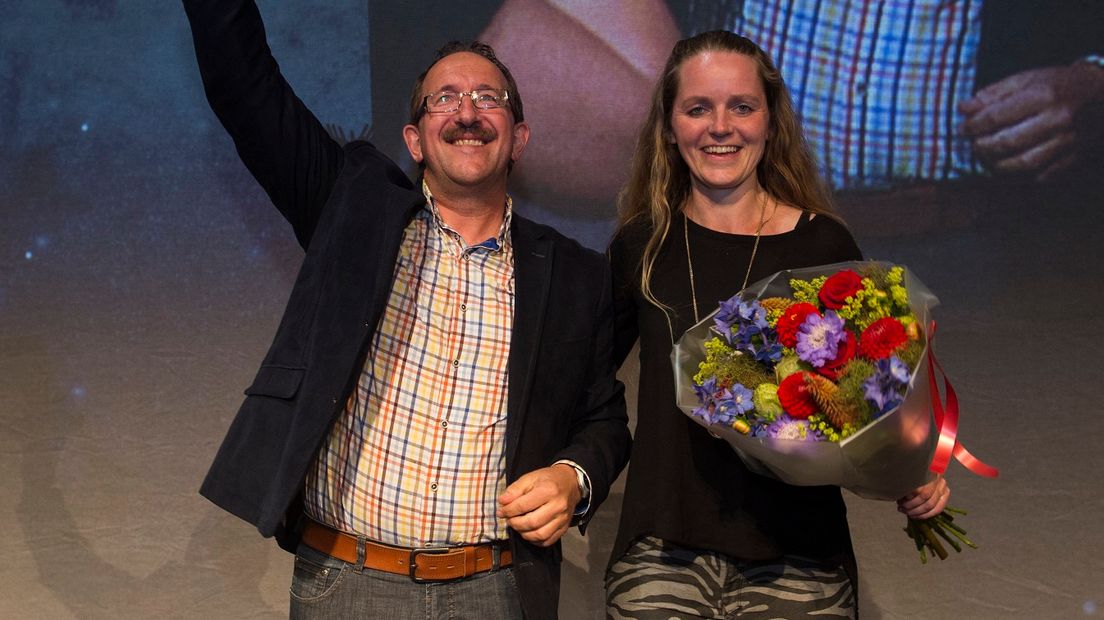 Medewerkers van Holdert namen de prijs donderdagmiddag in ontvangst in het Beatrix Theater in Utrecht